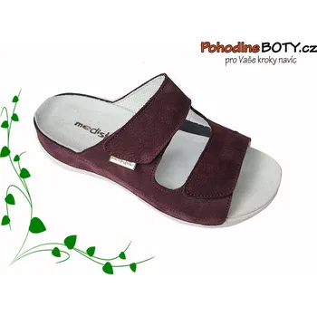 Dámská zdravotní obuv MEDISTYLE Šarlota vínové