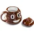 Poop keramický hrnek GM2879 600 ml hnědý