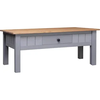 Konferenční stolek zahrada-XL Konferenční stolek šedý 100x60x43,5 cm masivní borovice Panama 282683