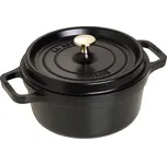 Staub Litinový hrnec s poklicí Cocotte, černá, 24 cm / 3,8 l 1102425