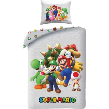 Povlečení Halantex Povlečení - Super Mario Friends 200x140, 90x70 (100% Polyester)