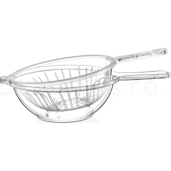 Cedník a síto Cedník POLY Double transparentní