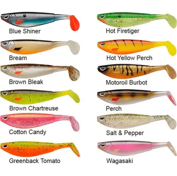 Umělá nástraha Gumová nástraha Berkley Sick Flanker 8cm - Blue Shiner