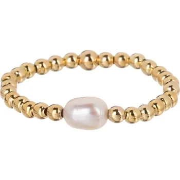 Prsten Alisia Pozlacený kuličkový prsten se sladkovodní perlou AL4794.01.000.D 53 mm + 2 měsíce na vrácení zboží