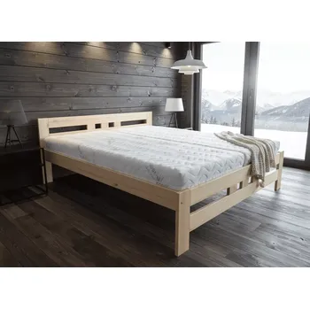 Postel Interier-Stejskal | Postel z masivu MONA - Rozměr postele 90x200, Barva Borovice lakovaná, Výška postele Základní varianta