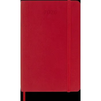 Diář MOLESKINE 2026 S týdenní, měkké desky, červený