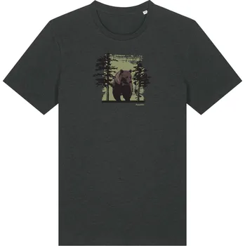 Dámské tričko Tričko Medvěd tatranský antracitové XL