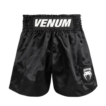 Pánské legíny Venum Classic Evo Muay Thai Shorts - Black/White Velikost: L