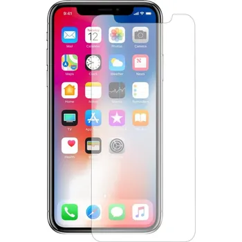 KOMA Ochranné tvrzené sklo pro iPhone X, zaoblení 2.5 D, tvrdost 9H