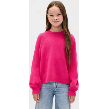 Dívčí svetr GAP Dětský svetr CashSoft - Holky GAP fuchsiová 3465619