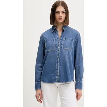 Pánská košile Košile Tommy Jeans DW0DW22007 modrá 55J, vel. XL