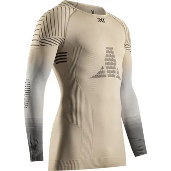 Pánské tričko X-Bionic Invent Fx Shirt LS M IN-YTBYW24M-M104 - sand/light grey/grey M