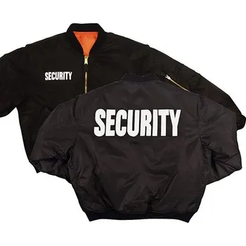 Pánský bomber ROTHCO Bunda SECURITY MA1 FLIGHT ČERNÁ 3XL ČERNÁ - BLACK