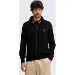 Pánský svetr BOSS Orange Kanozip_S 50543692 černý Velikost: 3XL