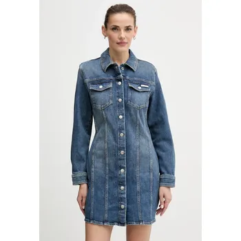 Dámské oblečení Džínové šaty Calvin Klein Jeans LV047D774G modrá 55J, vel. S