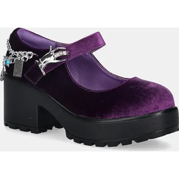 Dámské lodičky Lodičky Koi Footwear Tira Mary Jane fialová barva, na podpatku, ND49 44X, EUR 37