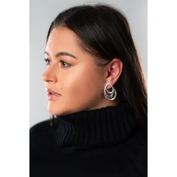 Náušnice Dámské náušnice LAUGI Stříbrná uni