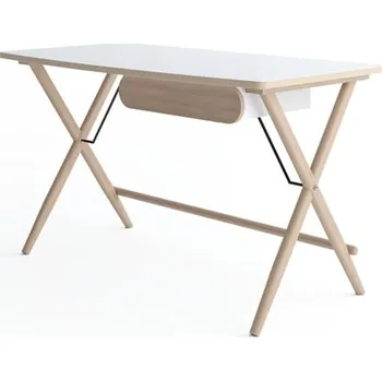 Psací stůl Psací stůl Match bílá/světlý dub - Lenart Bílá/světlý dub 135x74.5 cm