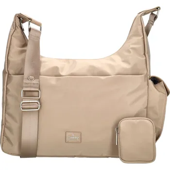 Dámská větší taška přes rameno Charm London Odeon 12,5L - světlá taupe
