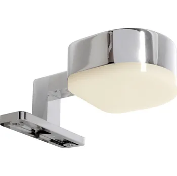 Nástěnné svítidlo LIGHT IMPRESSIONS KapegoLED nábytkové přisazené svítidlo Gienah 9V DC 3,20 W 3000 K 120 lm 60 mm stříbrná - LIGHT IMPRESSIONS IMPR 687084