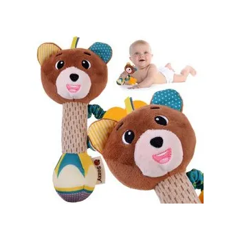 Roztomilá Chrastítko Kousátko plyšová hračka Zvířátko pro dítě ZA5771 univerzální