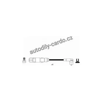 Zapalovací kabel Sada kabelů pro zapalování NGK RC-VW253