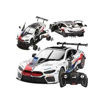 RC model auta Rastar model 1:18 ke složení BMW M8 GTE auto na dálkové ovládání RC0708 univerzální