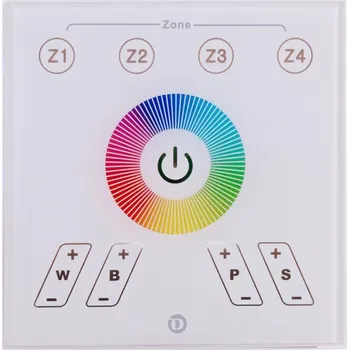 Příslušenství pro svítidlo LIGHT IMPRESSIONS KapegoLED řídící jednotka Touchpanel RF Color + White 230V 4 CH - LIGHT IMPRESSIONS IMPR 843021