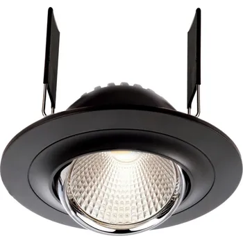 Bodové svítidlo LIGHT IMPRESSIONS Zápustné svítidlo Saturn černé 8W LED 4000K 580lm - LIGHT IMPRESSIONS IMPR 565203