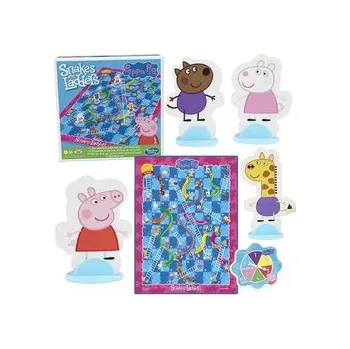 Desková hra Žebříky a hadi stolní hra Prasátko Peppa GR0672 univerzální