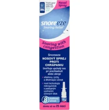 Pomůcka proti chrápání a spánkové apnoe Snoreeze Nosní sprej proti chrápání 10 ml