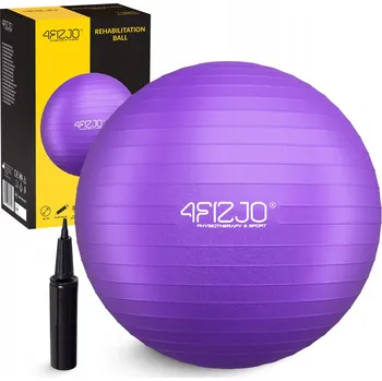 Gymnastický míč 4FIZJO Nafukovací gymnastický míč 4FIZJO 85cm FIALOVÁ
