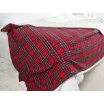 B.E.S. - Petrovice, s.r.o. Deka s beránkem Buffalo 150x200 - Káro červeno-zelené