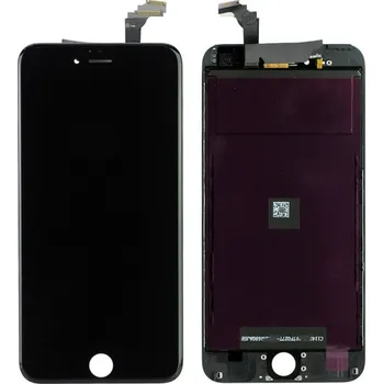 Refurbished Original LCD displej s dotykovým sklem a rámečkem pro iPhone 6 Plus - černý