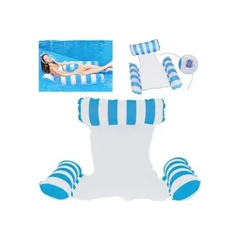 Zahradní nábytek Pohodlné koupací křeslo nafukovací síťová matrace houpací síť 110x 90 cm SP0767 univerzální