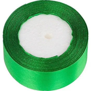 Vánoční dekorace BELLATEX saténová 40mm / 22.5m tmavě zelená