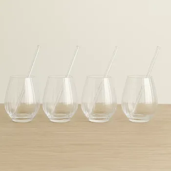 Sada nádobí Nachtmann Sada sklenic s brčky Tastes Good, 625 ml, 4 ks