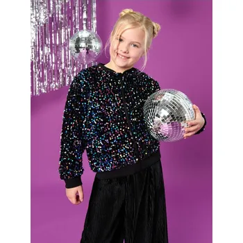 Dívčí mikina Sinsay - Mikina bomber - černá - 299GQ-99X - 299GQ-99X-122