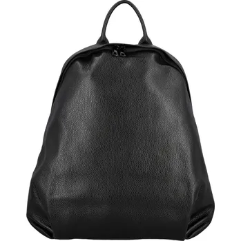 Městský batoh Trendy dámský kožený batoh Gevorg, černý