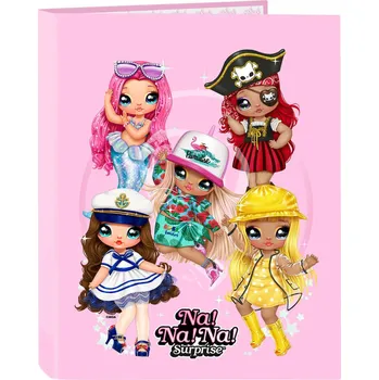 Dámské tričko Kroužkový pořadač Na!Na!Na! Surprise Sparkles Růžová A4 (26.5 x 33 x 4 cm)