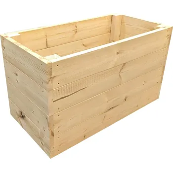Vyvýšený záhon Vyvýšený záhon zahradní 100 x 50 x 50 cm Severská borovice (hladký) VÝPRODEJ