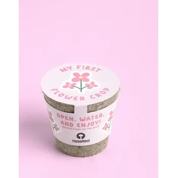 Květináč Sada na pěstování rostlin RESETEA My first flower 6,3 x 5,8 cm Erst441 vícebarevná MLC