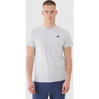 Pánské tričko Pánské tričko 4F velikost XXL cold light grey melange