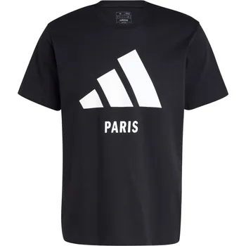 adidas Paris U Tee pánské tričko Black 3XS