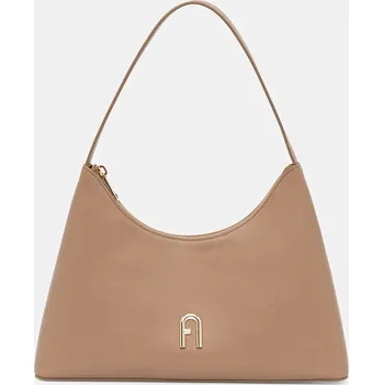 Kabelka Kožená kabelka Furla Diamente S Shoulder WB00782.AX0733.4489S hnědá 84X, vel. ONE SIZE