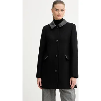 Dámský kabát Kabát s příměsí vlny Morgan GBALI černá 99X, vel. 42