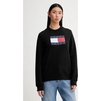 Dámská mikina Bavlněná mikina Tommy Jeans DW0DW22564 černá 99X, vel. S