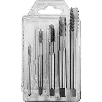 Ruční nářadí NÁSTROJE CZ Sada strojních závitníků CZZ102;CZZ105 M5 - M12 HSS 2N přímá drážka s lamačem třísek PN8/1371(DIN371);PN8/1376(DIN376) - CZZ102-012