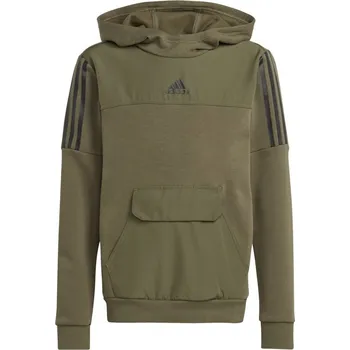 Dětská móda adidas Utility Hoodie Juniors Khaki 13 Years