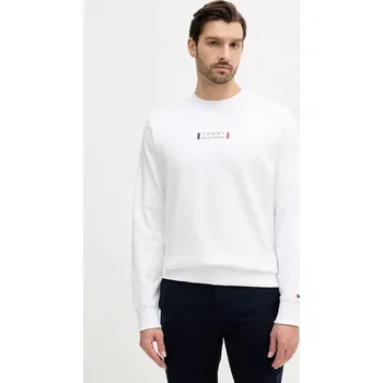 Dámská mikina Bavlněná mikina Tommy Hilfiger MW0MW41428 bílá 00X, vel. S